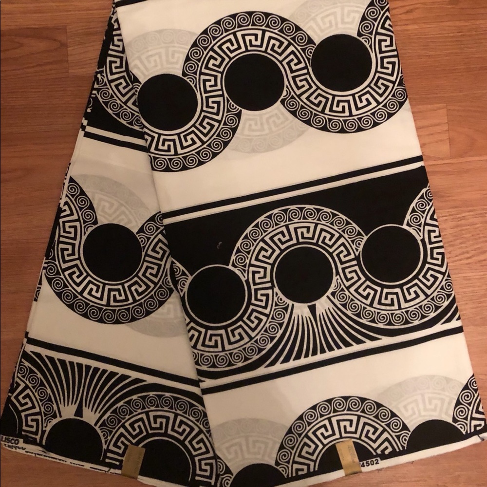 Black & White- African Print Fabric| 100% Wa…